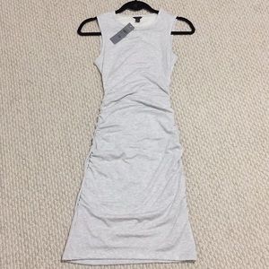 Gray Cinched Ann Taylor Dress